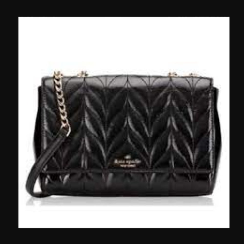 NWT Kate Spade Briar Lane Quilted MINI Emelyn Patent crossbody bag